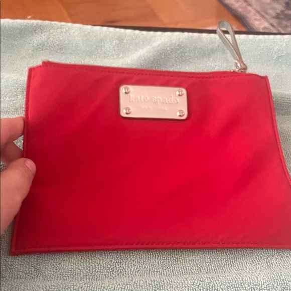 kate spade Handbags - Kate Spade Vibrant Red Wristlet
